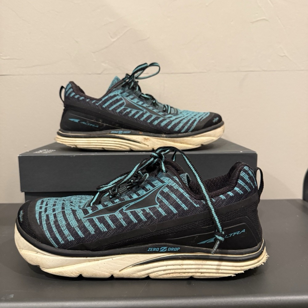 Altra Torin 3.5 Running Shoes Womens 8.5 Teal Black Good Zero Drop AFW1837K-3
